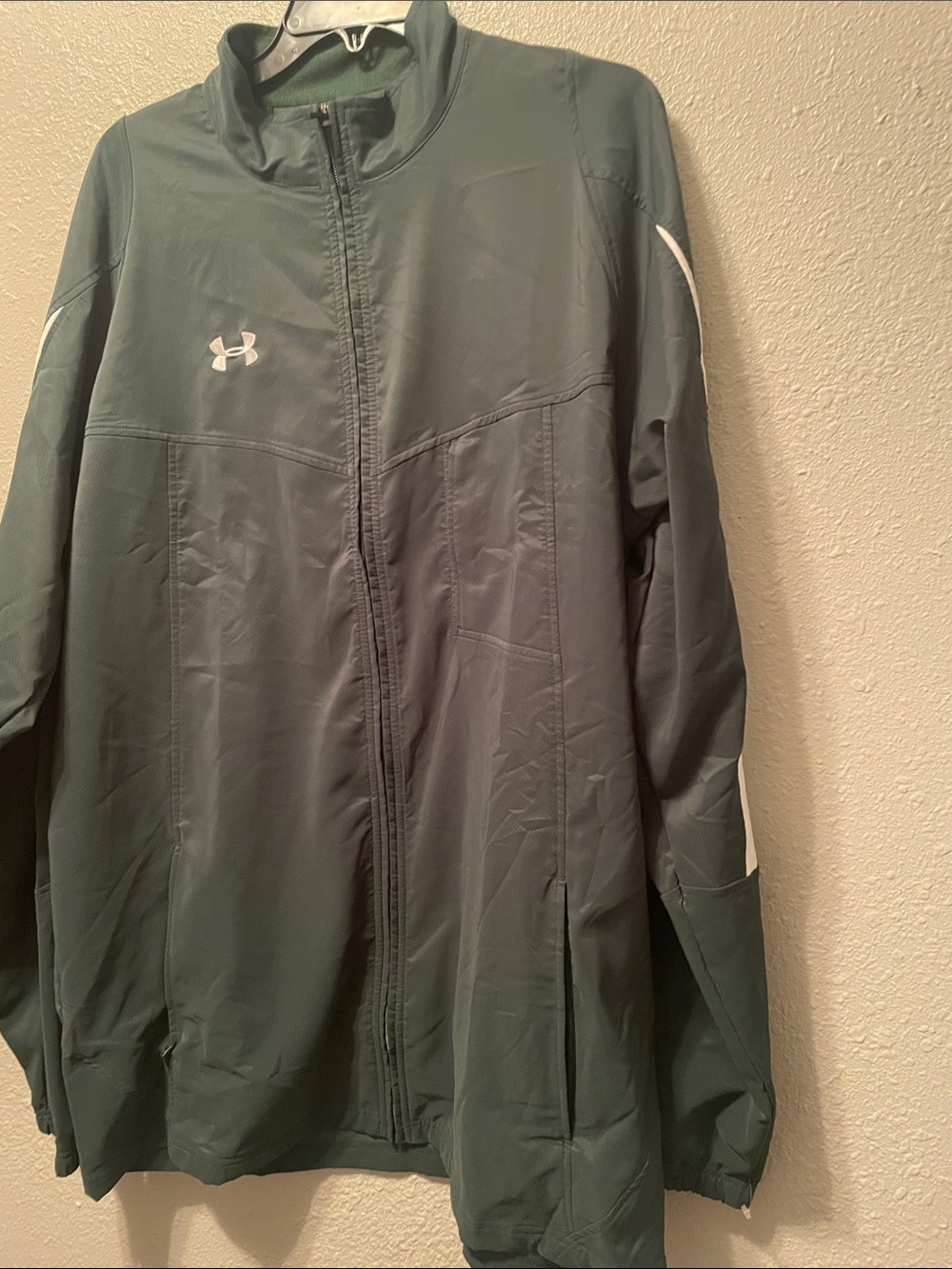 Under Armour Men’s All Season Gear Full Zip Jacket Green/White